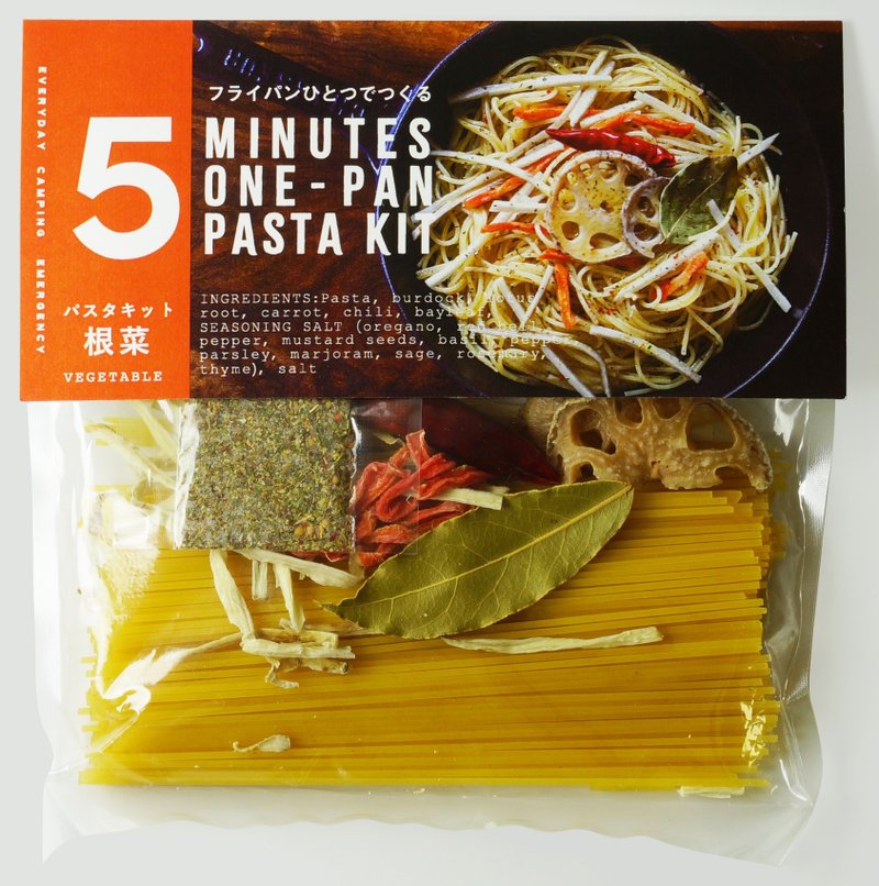五分鐘完成的義大利麵套組     根莖蔬菜 - 拌麵/麵條/米粉 - 其他材質 橘色