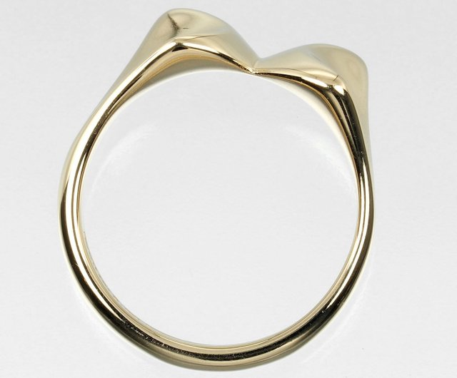 日本直送】ティファニー TIFFANY&Co. リボン 7号 リング 指輪 K18YG