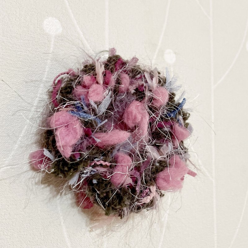 手工編織大腸圈/甜甜圈大腸髮圈毛線髮圈 髮束 頭飾豬腸圈 髮飾 - 髮夾/髮圈 - 其他材質 紫色