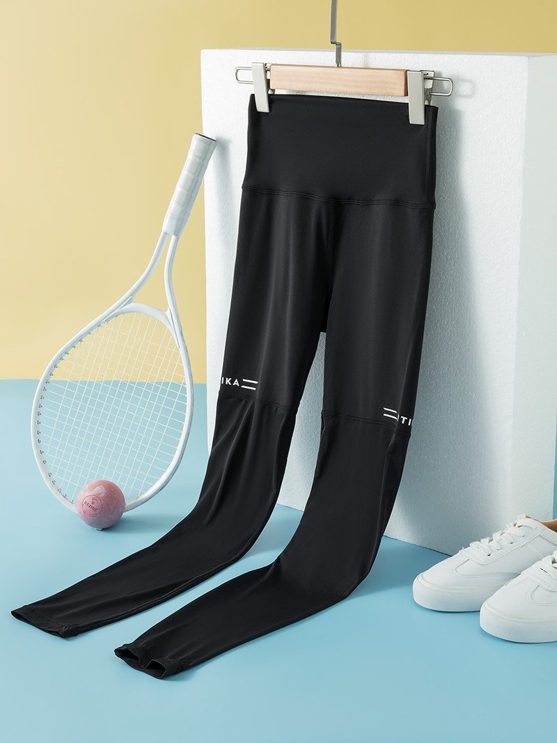 TITIKA Track Leggings - 瑜珈服/瑜珈褲 - 尼龍 黑色