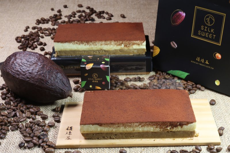 提拉米蘇 x 帕瑪森乳酪蛋糕 - 無麩質 - 蛋糕/甜點 - 新鮮食材 咖啡色