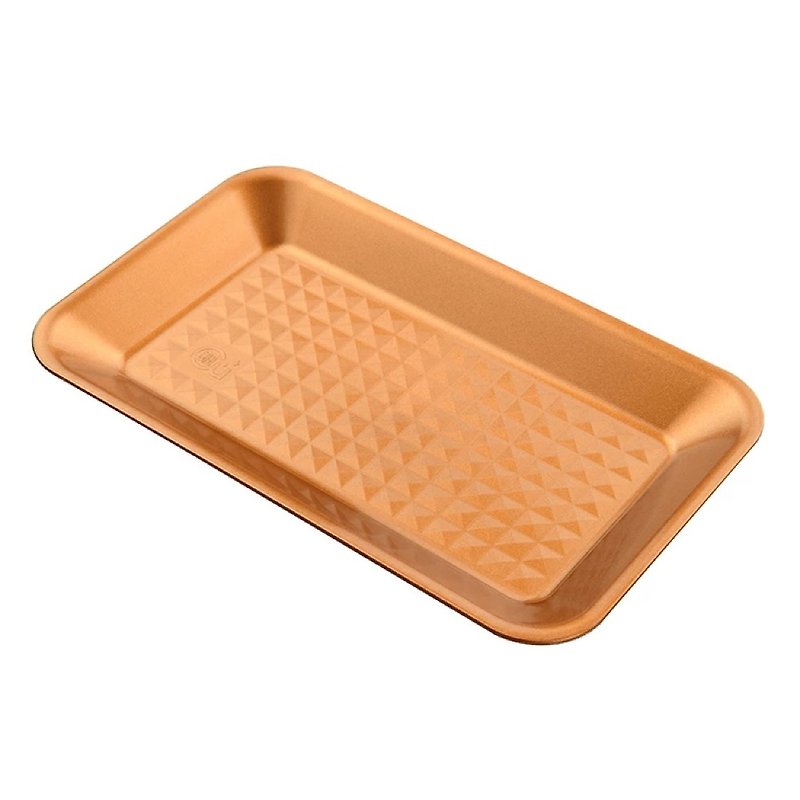 Bronze antibacterial change tray storage plate change plate collection change commercial hygiene antibacterial made in Japan - กล่องเก็บของ - เรซิน สีทอง