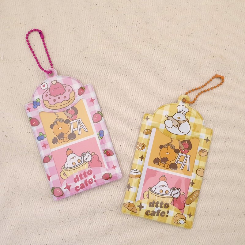 【dtto friends】Paper card holder/ticket card holder protective cover Saugy Hoya - Other - Plastic 