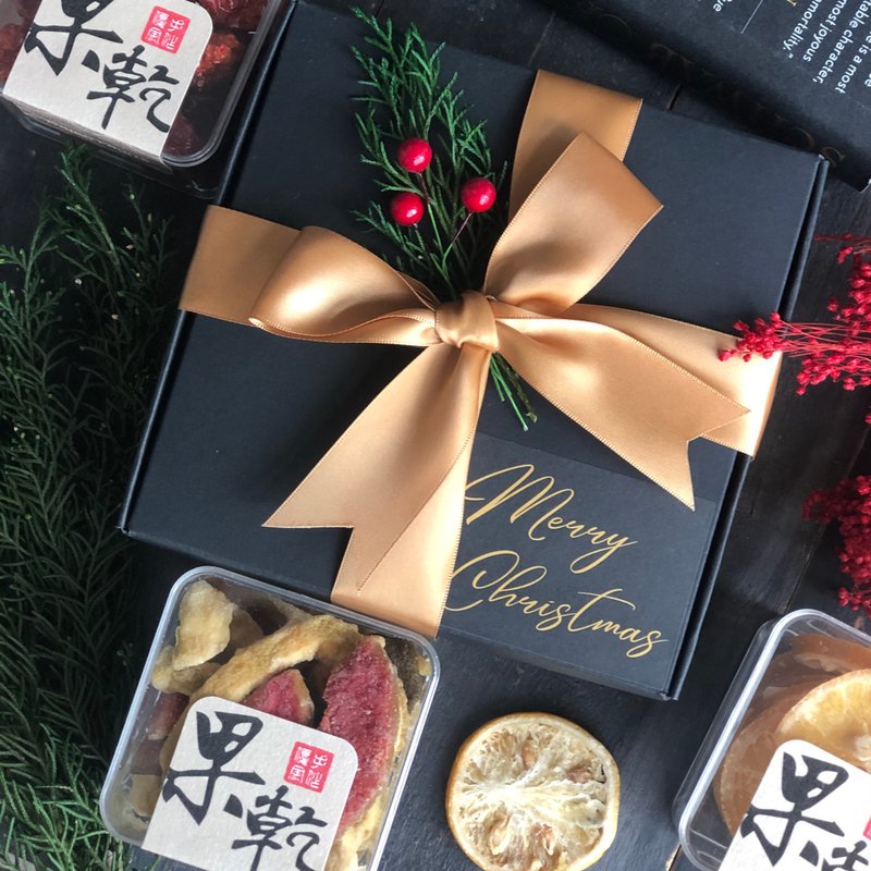 Pre-order 15% off Christmas gift box [Natural Dried Fruit Gift Box] Dried Fruit Corporate Gift Bulk PR - ผลไม้อบแห้ง - อาหารสด 