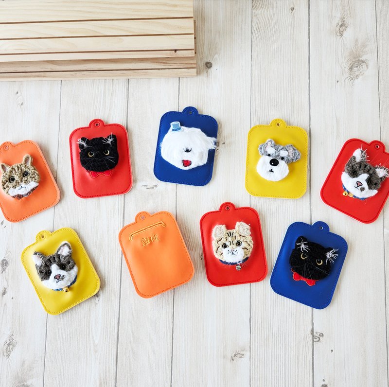 Transit Card Holder - 3D Pet Designs Cat Dog Rabbit Animal Full Series - ที่ใส่บัตรคล้องคอ - ไฟเบอร์อื่นๆ 