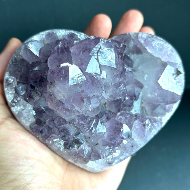 *愛心之選* 獨一無二* 天然巴西紫水晶礦石Natural Amethyst - 擺飾/家飾品 - 水晶 紫色