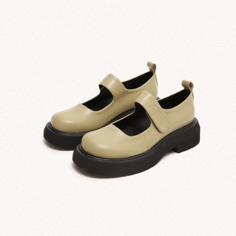 PRE-ORDER 韓國品牌 MACMOC Odong Mary Jane MUSTARD - Women's Leather Shoes - Other Materials 