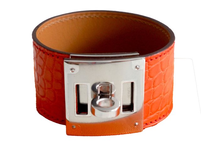 エルメス HERMES レザーブレスレット ドゥブルトゥール ケリー