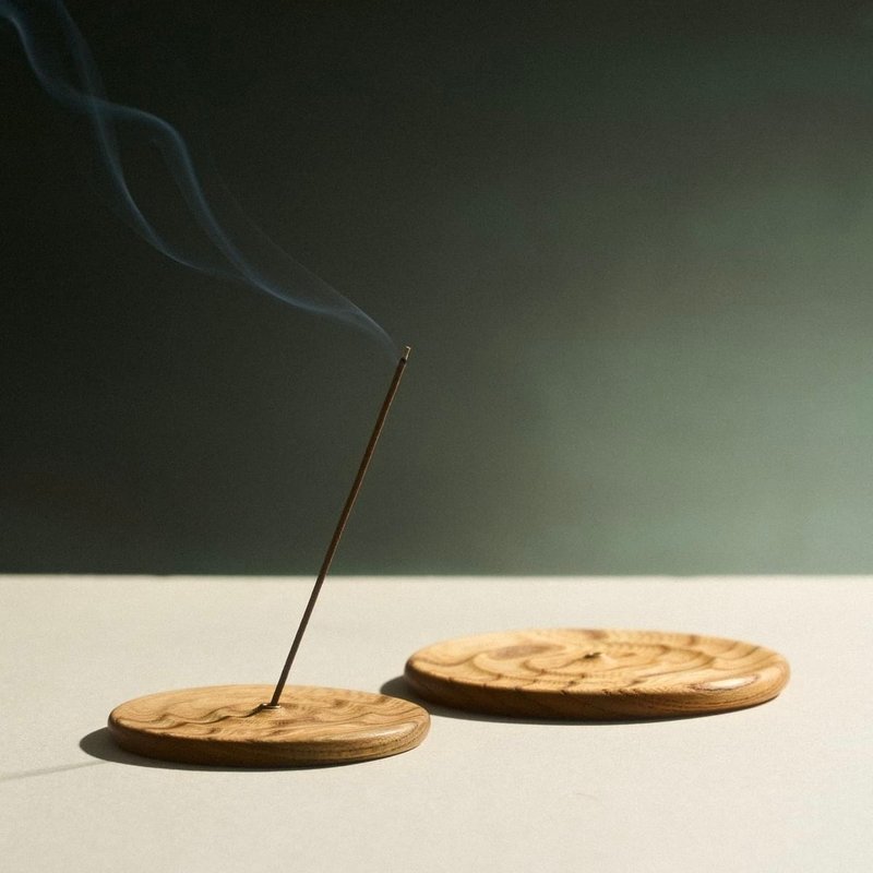 wooden incense sticks tray - Fragrances - Wood Brown