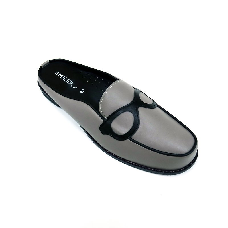 --MENS-- Glasses half-sandals - Grey - 涼鞋 - 其他材質 灰色