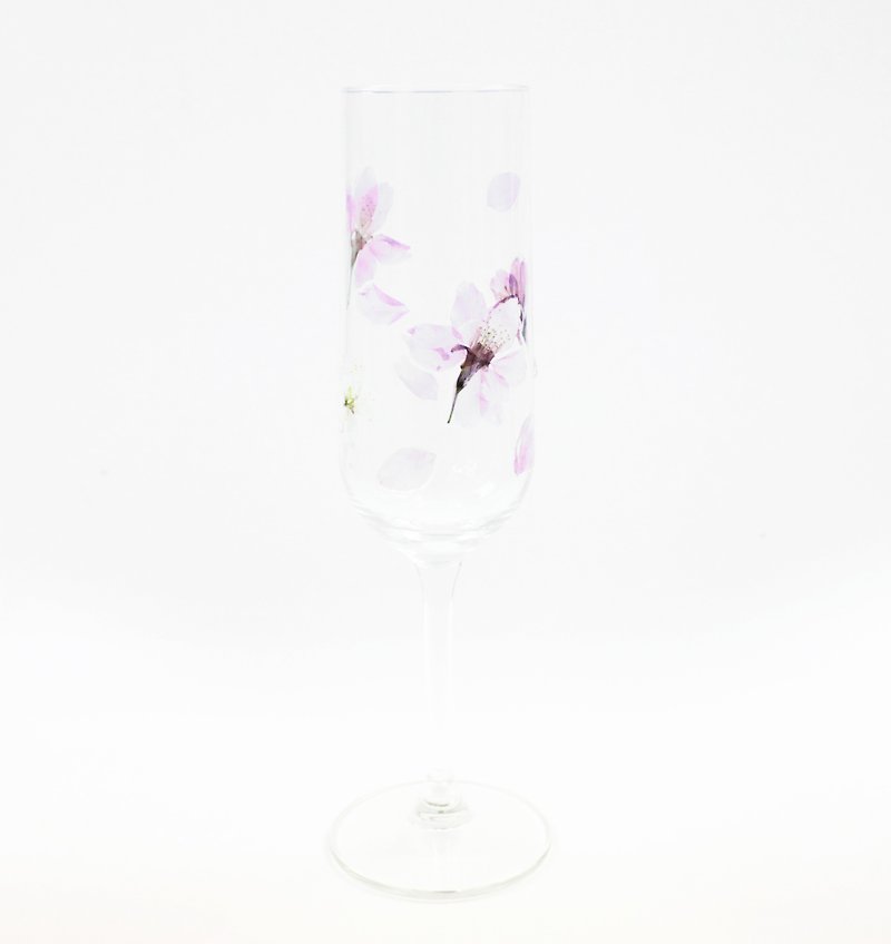 櫻花香檳杯 Sakura Champagne Wineglass - 茶壺/茶杯/茶具 - 玻璃 粉紅色