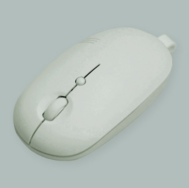 actto tail-shaped wireless bluetooth dual-mode mouse-olive green - Computer Accessories - Other Materials 