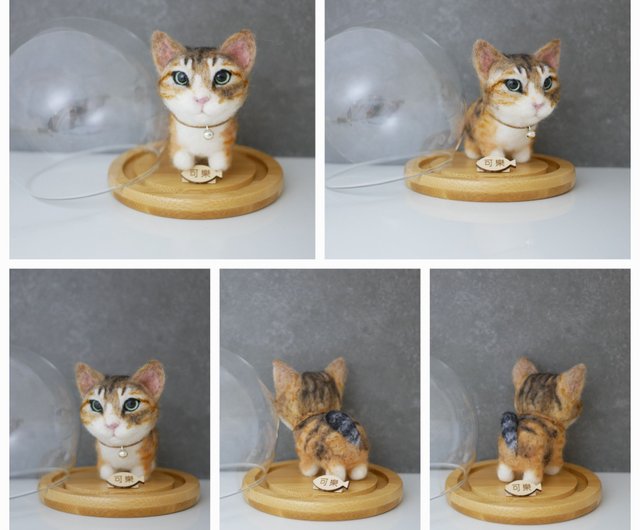 Yahoo!オークション - 羊毛フェルト ハンドメイド 三毛猫 猫