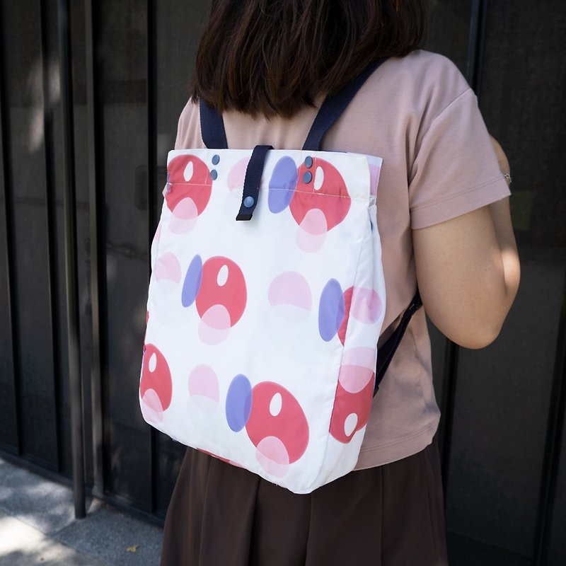 RoBag roll backpack-pebble Pebble - Backpacks - Waterproof Material Pink