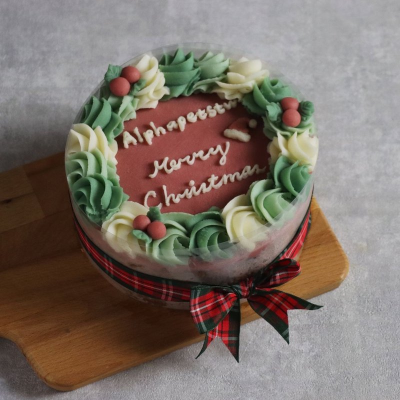 3"/4"/6" Christmas name cake limited color pet meat cake - Dry/Canned/Fresh Food - Fresh Ingredients 