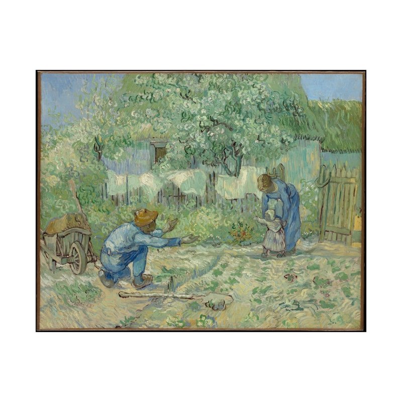 【藝術微噴】梵谷 van Gogh | First Steps, after Millet - 海報/掛畫/掛布 - 紙 