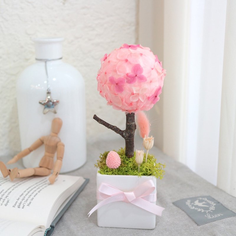 Home DIY course. Lollipop Flower Tree-Romantic Flower Sea - Plants & Floral Arrangement - Plants & Flowers Pink
