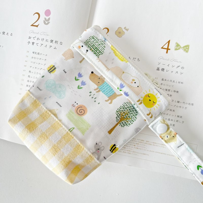 Green field manor kindergarten medicine bag universal bag small bag storage bag - Other - Cotton & Hemp 