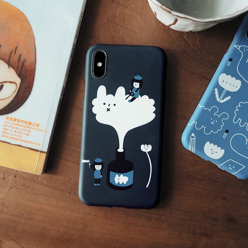Ink and Inspiration - Phone Case - เคส/ซองมือถือ - พลาสติก สีน้ำเงิน
