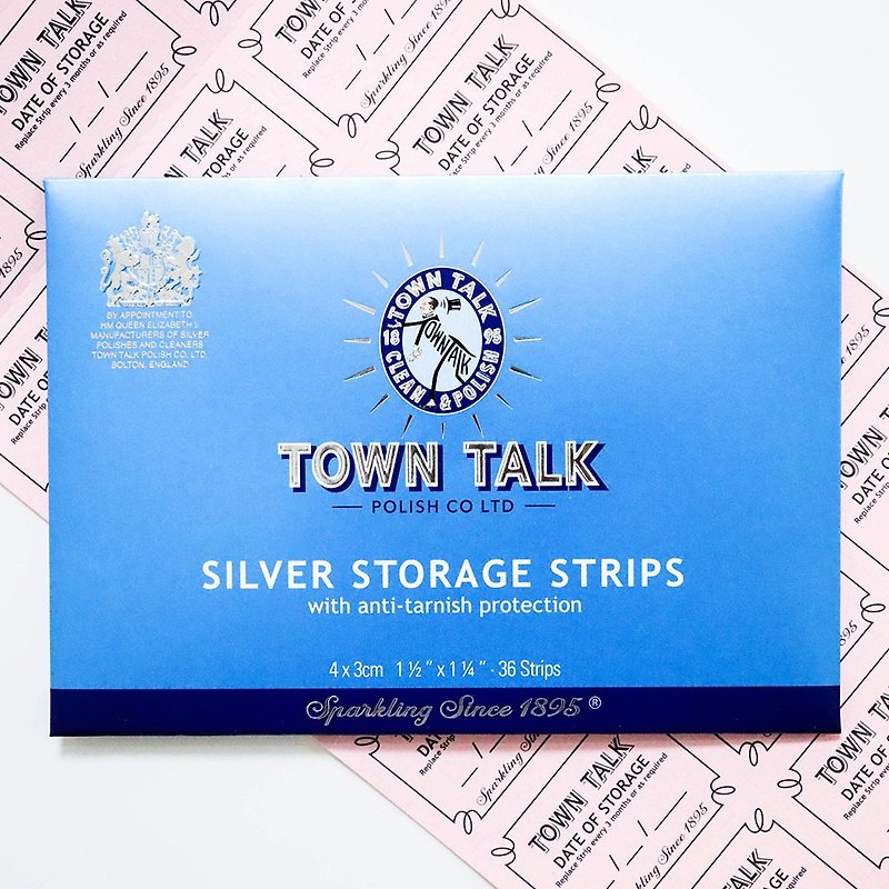 英國 Town Talk【 防氧化保存藥片36入 】 銀飾保存收納