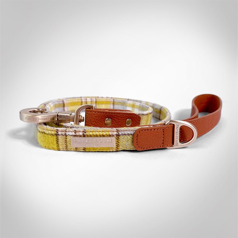 Wool stitching traction rope caramel Brown Mix & Match wear-resistant soft winter must-have - Collars & Leashes - Wool 