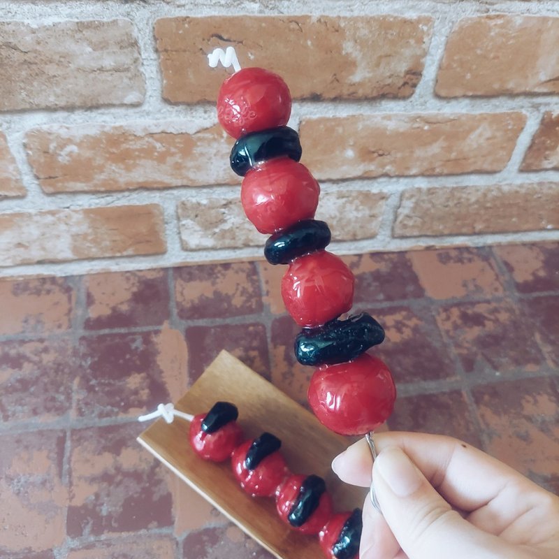 Shaped Candles_Candied Candied Candles - Candles & Candle Holders - Wax Red