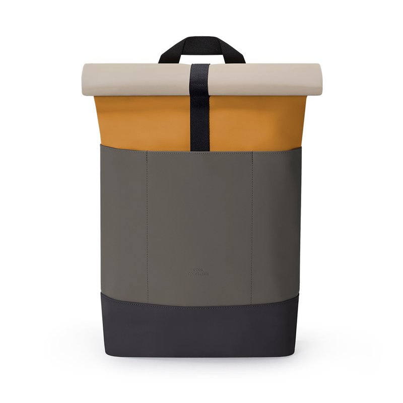Hajo Medium Lotus Series Backpack (HoneyMustard Grey) - Backpacks - Eco-Friendly Materials Multicolor