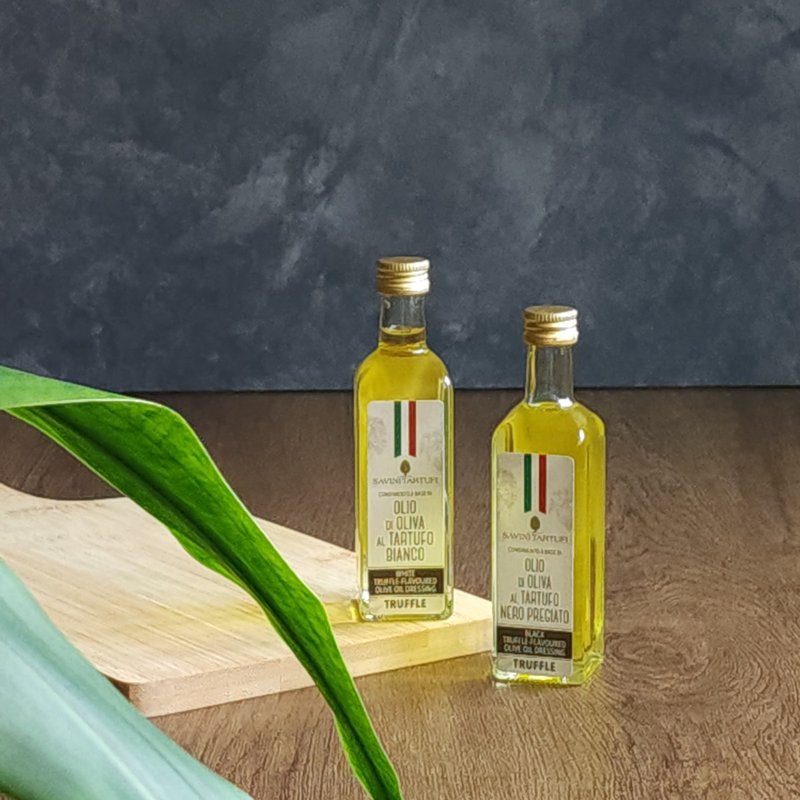 【薩維尼松露】端午吃粽 黑白松露橄欖油雙油組 - 醬料/調味料 - 新鮮食材 
