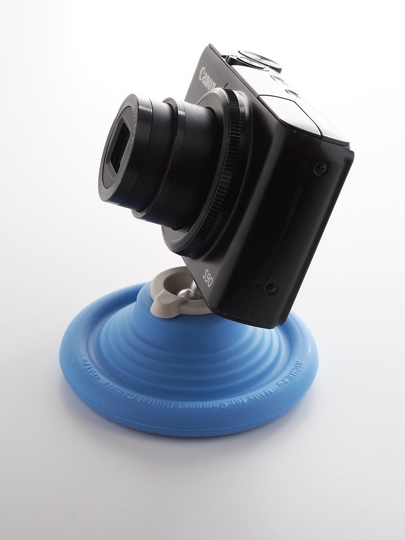 UFOPod UFO compact camera, mobile phone tripod (blue) - เคส/ซองมือถือ - ซิลิคอน สีน้ำเงิน