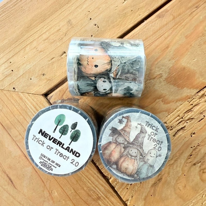 不給糖就搗蛋2.0 亮面PET膠帶 - 紙膠帶/和紙/PET - 塑膠 