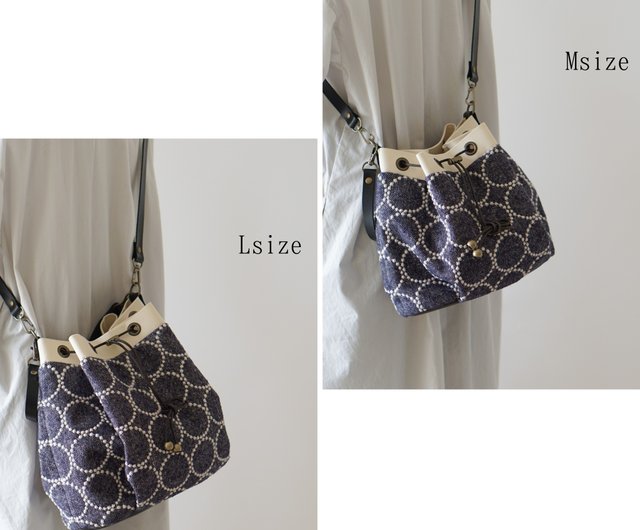 ハンドメイド　ミナペルホネン　ドローストリングバッグ⑅︎◡̈︎* ハンドメイド ミナペルホネン ドローストリングバッグ⑅︎◡̈︎