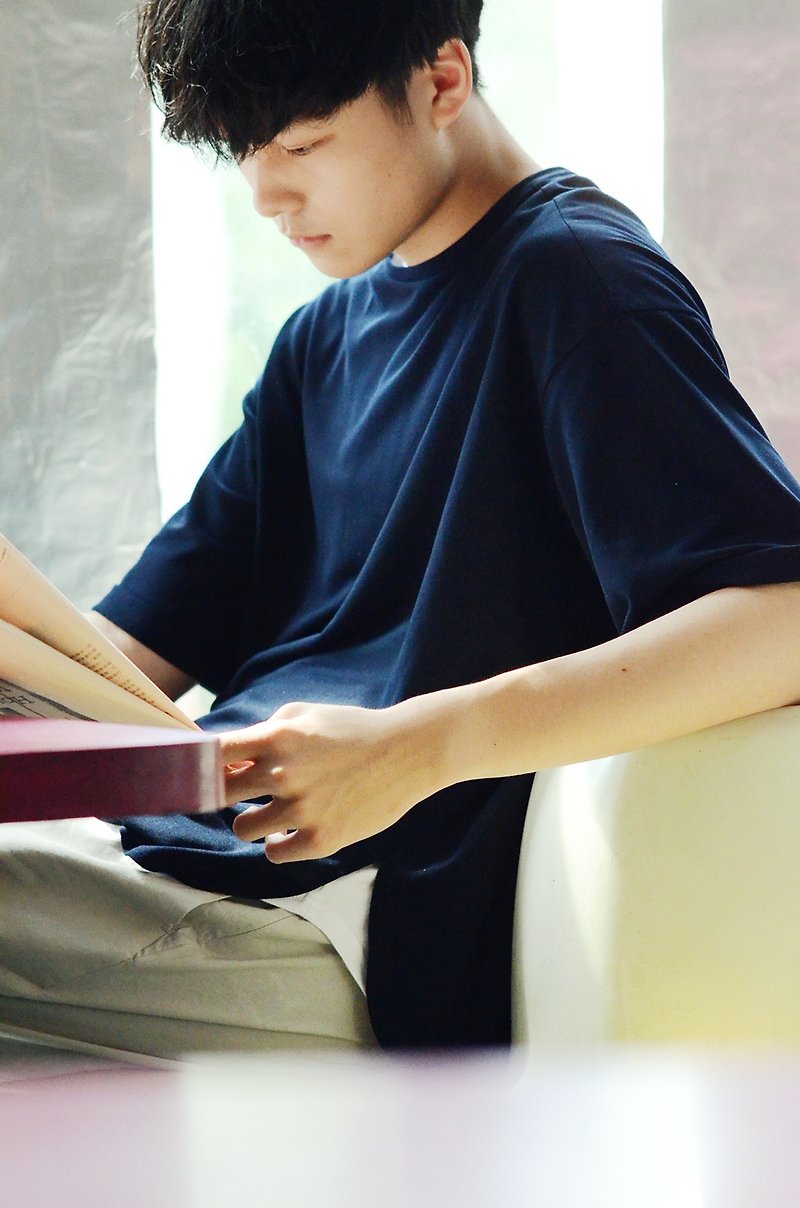 Japanese paper fiber sleeve t-shirt - เสื้อยืดผู้ชาย - กระดาษ สีนำ้ตาล