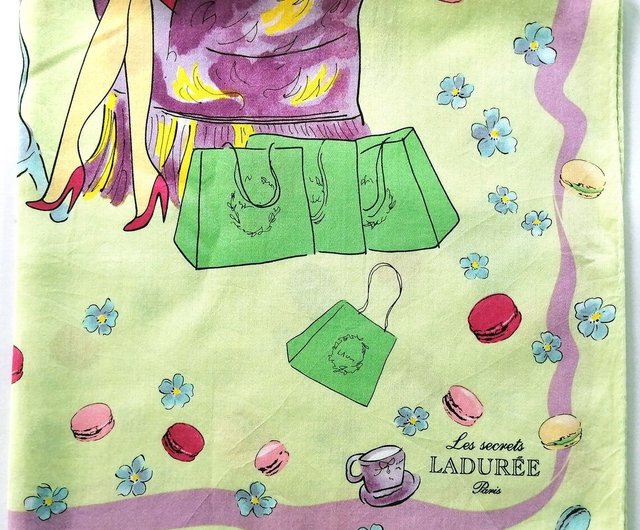 Les Secrets Laduree Paris Macaron Vintage offers Handkerchief 20