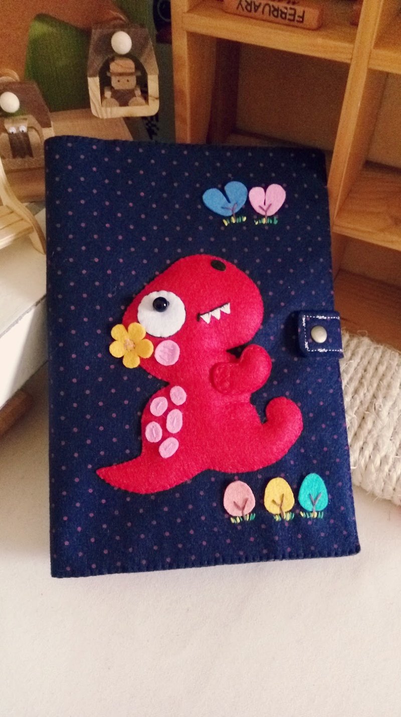 Non-woven fabric~mother.baby handbook~dinosaur series - Other - Cotton & Hemp Multicolor