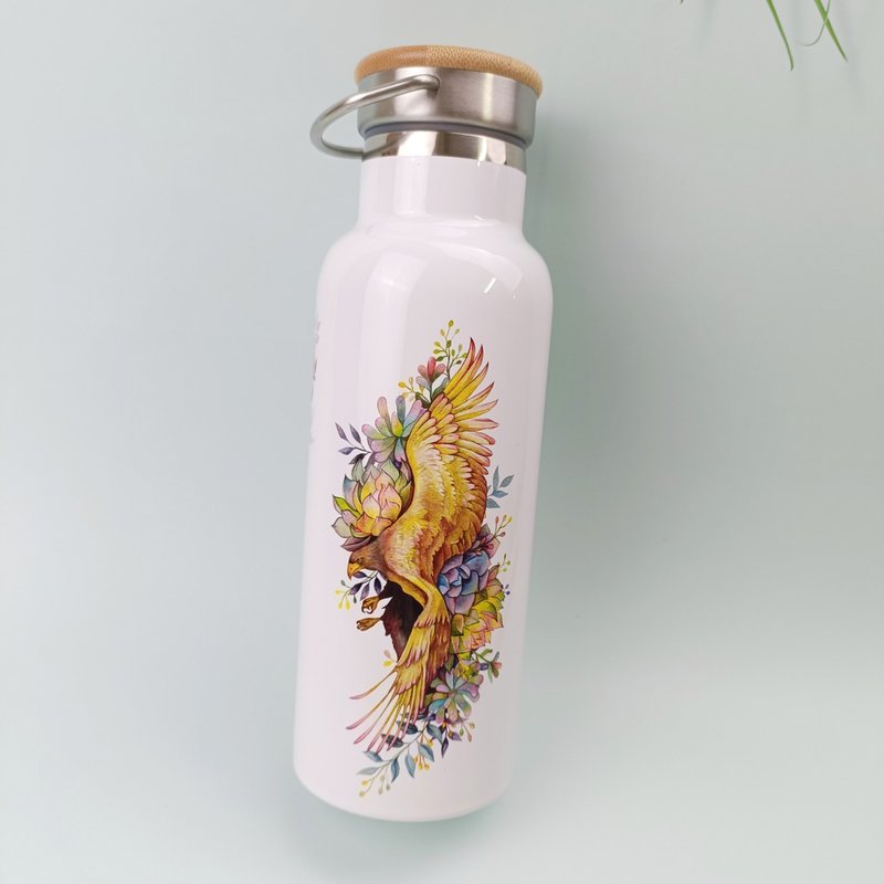 不鏽鋼竹蓋保溫瓶-重生 - 保溫瓶/保溫杯 - 不鏽鋼 白色