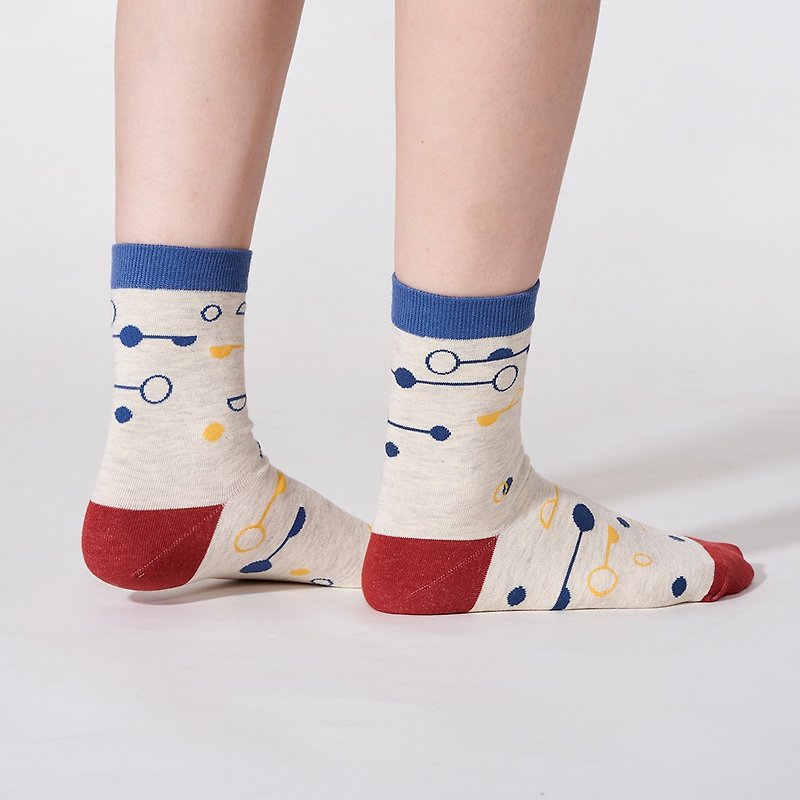 Tick tick 3:4 /white/ socks - Socks - Cotton & Hemp White