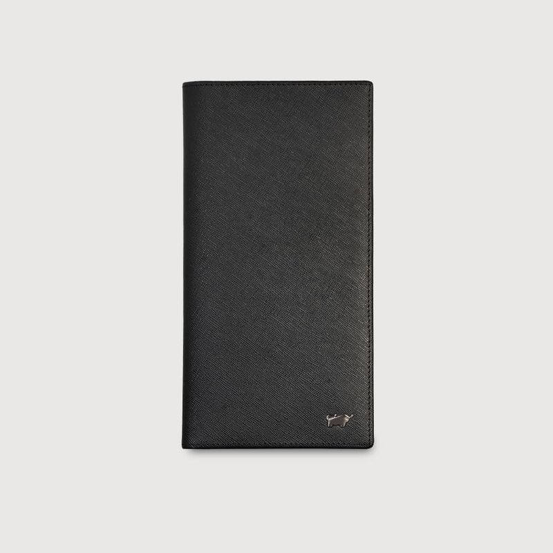 [Free upgrade gift packaging] L'HOMME Supreme 14 Card Thin Long Clip-Black/BF536-322-BK - Wallets - Genuine Leather 