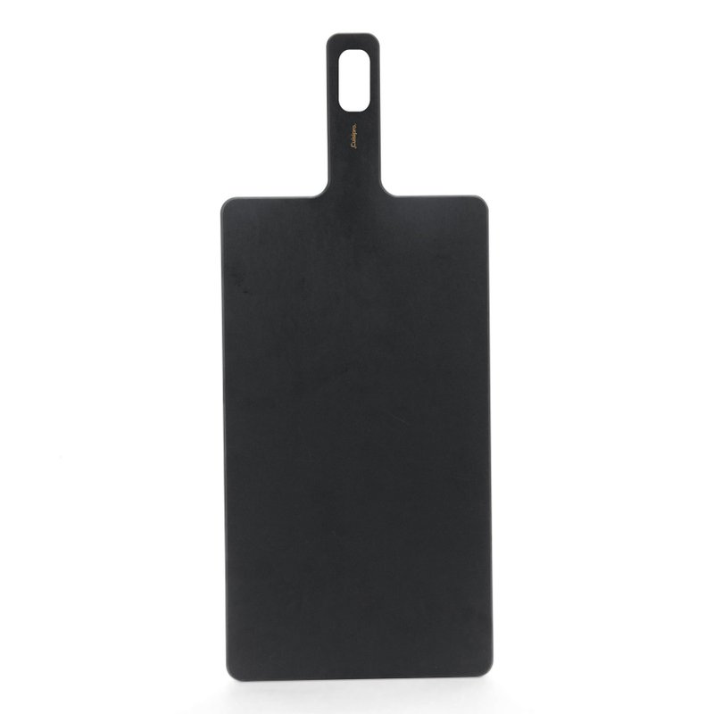 Cuisipro Fiber Wood Dinner Plate / Chopping Board with Handle - Slate - Serving Trays & Cutting Boards - Other Materials Black