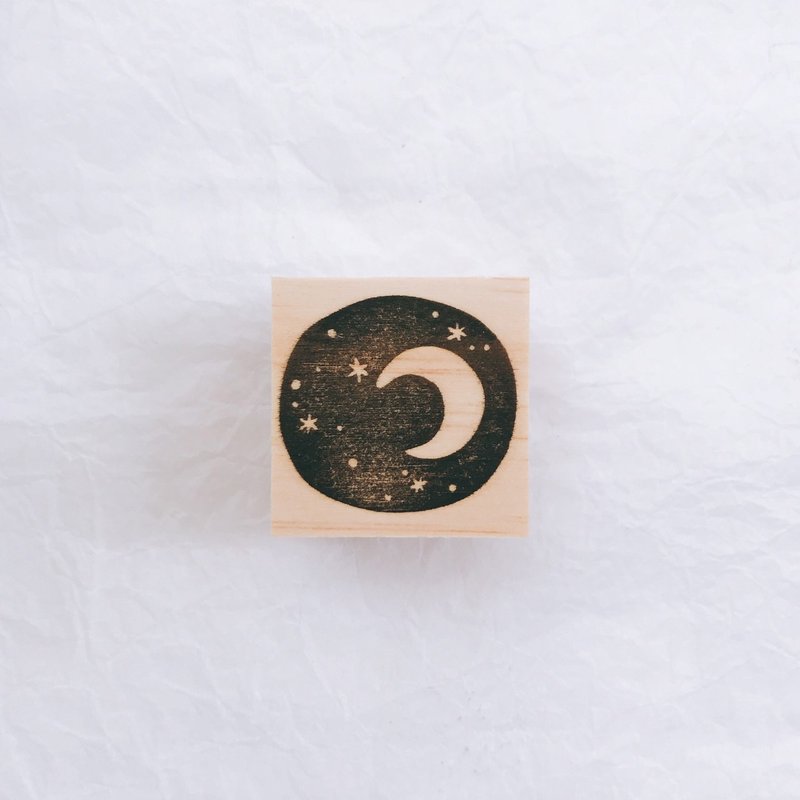 L number-starry sky hand stamp - Stamps & Stamp Pads - Other Materials 