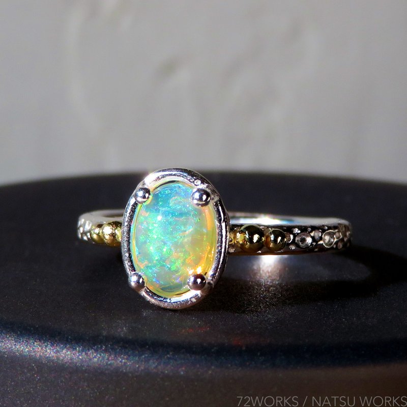 エチオピアオパール リング / Ethiopian Opal Ring . . - 戒指 - 寶石 多色