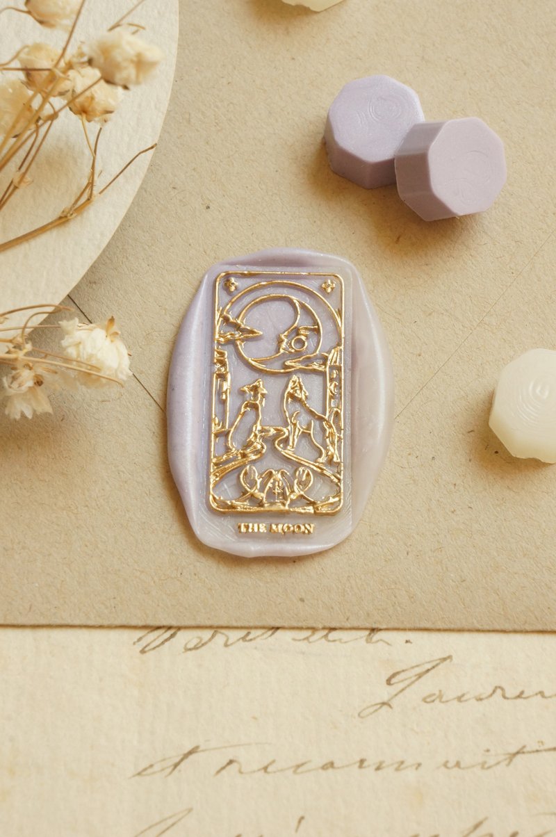 The Moon Tarot Wax Seal Stamp - misterrobinson - ตราปั๊ม/สแตมป์/หมึก - ทองแดงทองเหลือง 