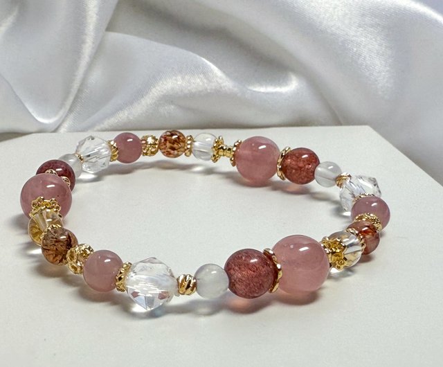 花と星の約束 ローズクォーツ ストロベリークォーツ ブラックスーパー