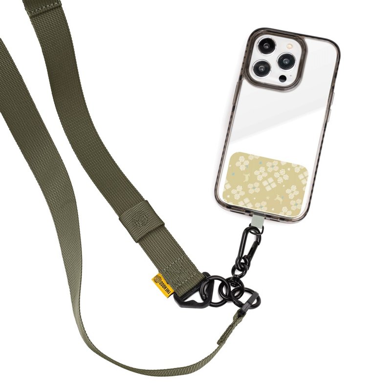 VIGOR All-In-One Phone Strap 25mm/Blooming Field/Mimosa Yellow - อุปกรณ์เสริมอื่น ๆ - ไนลอน สีเหลือง