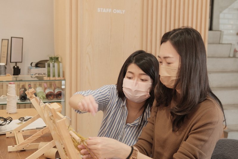 【台北】鏤空窗花編織包 初學者 基礎課程 - 編織/羊毛氈/縫紉 - 棉．麻 
