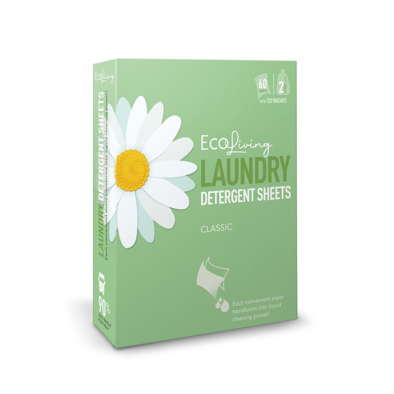 Eco Living - 環保天然花香味洗衣紙-60片裝 - 洗衣精/衣物清潔 - 其他材質 多色
