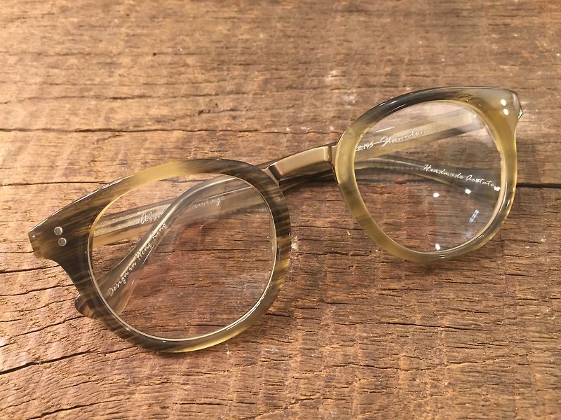 Absolute Vintage - Staunton Street (Staunton Street) vintage pear-shaped plate frame glasses Young - Green Green - กรอบแว่นตา - พลาสติก 