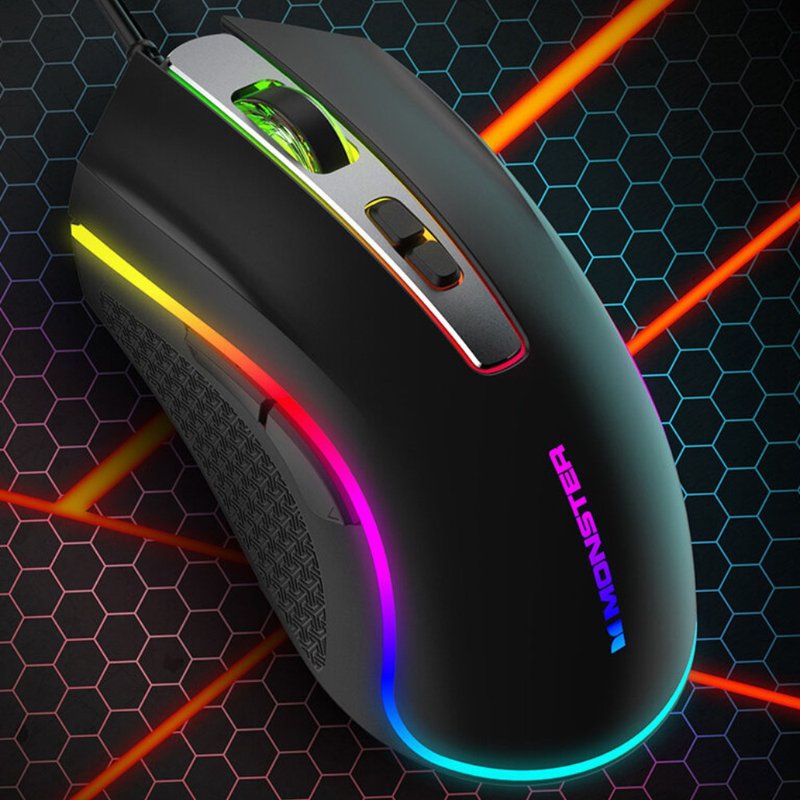 MONSTER - Monster Airmars KMH7 RGB USB 有線專業電競滑鼠 - 電腦配件 - 其他材質 