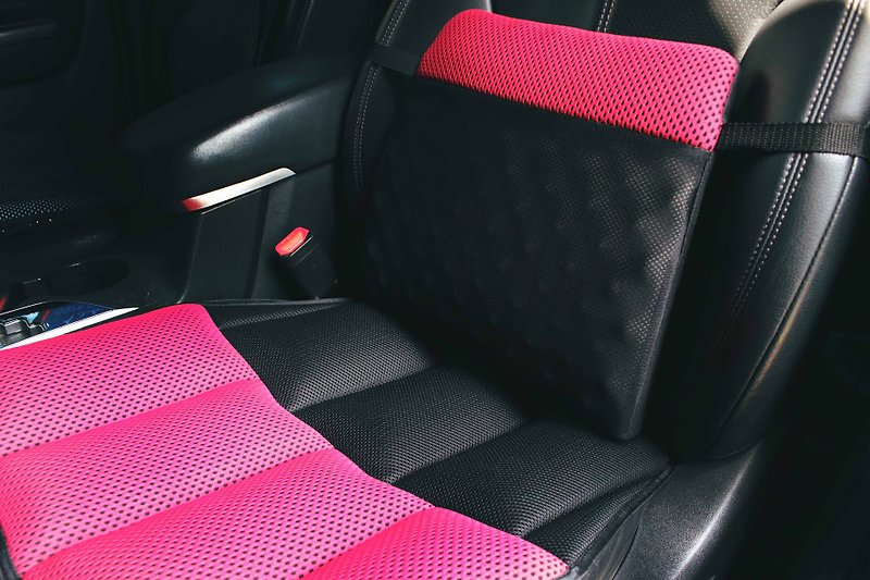AC RABBIT Car TPU Air Cushion Lumbar Cushion Set - Square Waist APC-1704 - Other - Polyester Multicolor