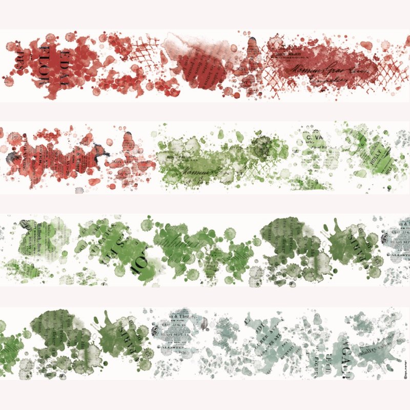 Christmas Ink – Matte PET Masking Tape - มาสกิ้งเทป - วัสดุอื่นๆ 