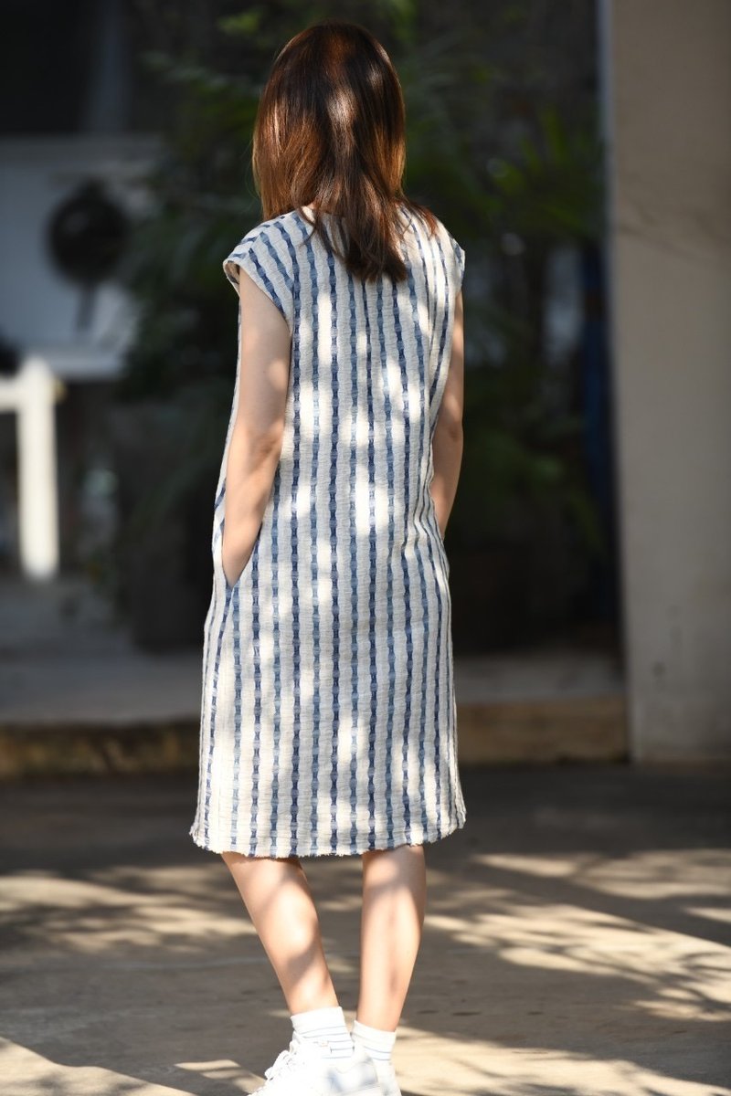 Cotton dress - 洋裝/連身裙 - 棉．麻 